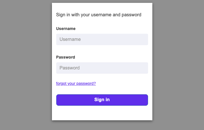 Inloggen eerste keer